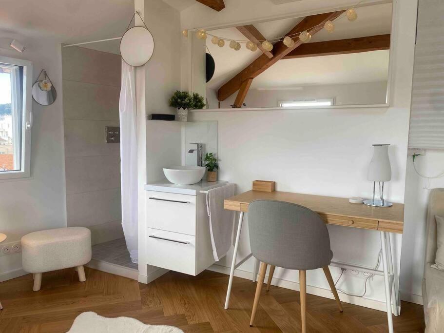 Heart Of Nice-Rooftop Seaside Studio Luaran gambar