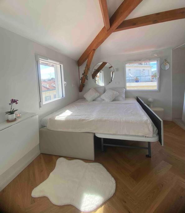 Heart Of Nice-Rooftop Seaside Studio Luaran gambar